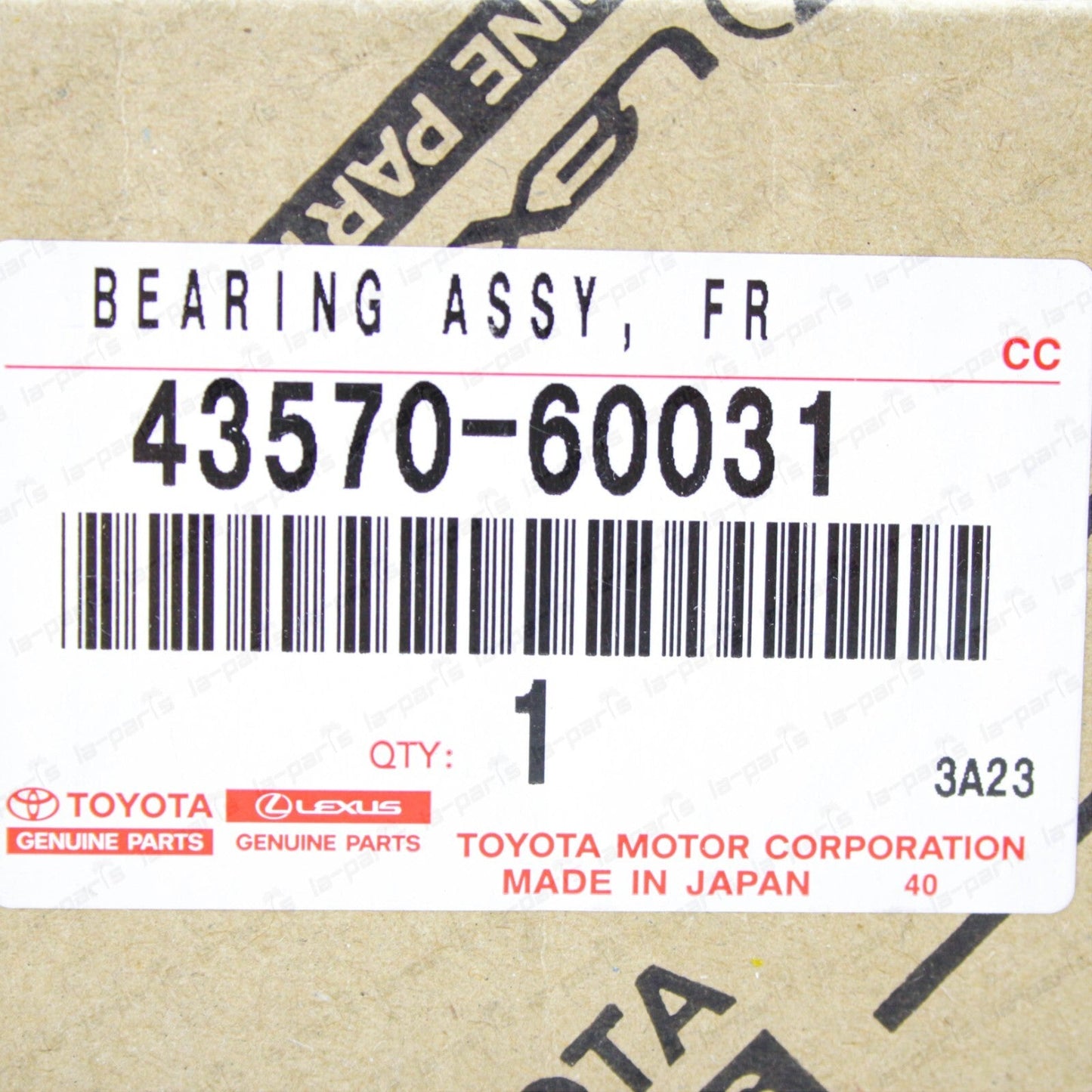 New Genuine Toyota Tundra Sequoia LX570 Front Axle Wheel Bearing 43570-60031