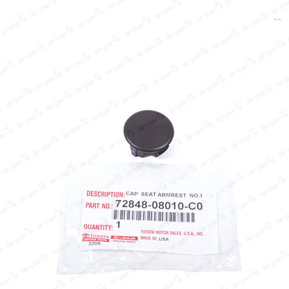 New Genuine OEM Toyota 15-20 Sienna Black Front Seat Armrest Cap 72848-08010-C0