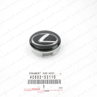 NEW GENUINE LEXUS RX ES IS GS LS LC SPORT BLACK WHEEL CENTER HUB CAP 42603-53110