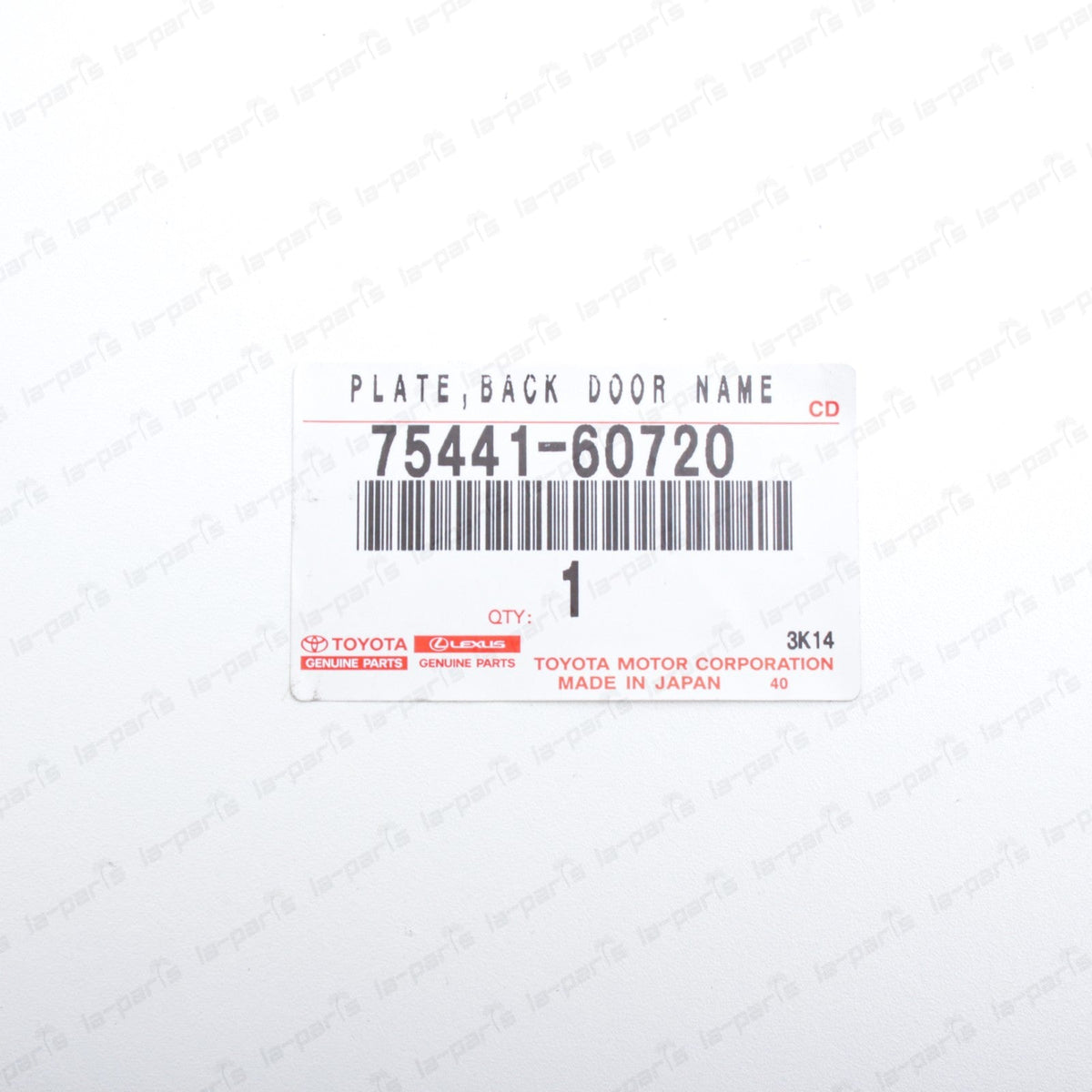 New Genuine OEM Toyota 21-25 Land Cruiser GR J300 Rear Emblem 75441-60720