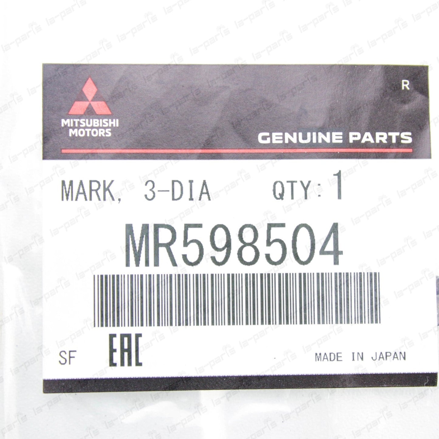 New Genuine Mitsubishi 02-08 Lancer 07-13 Outlander Front Emblem MR598504