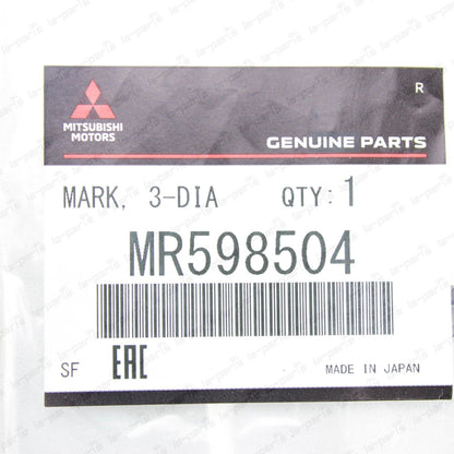 New Genuine Mitsubishi 02-08 Lancer 07-13 Outlander Front Emblem MR598504