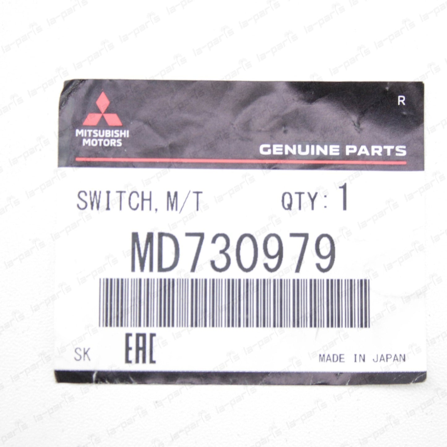 NEW GENUINE MITSUBISHI BACKUP REVERSE LIGHT SWITCH MT MD730979