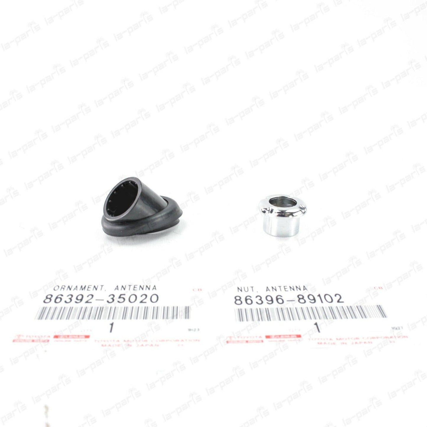 GENUINE 96-02 TOYOTA 4RUNNER FACTORY  ANTENNA ORNAMENT BEZEL & MOUNTING NUT KIT