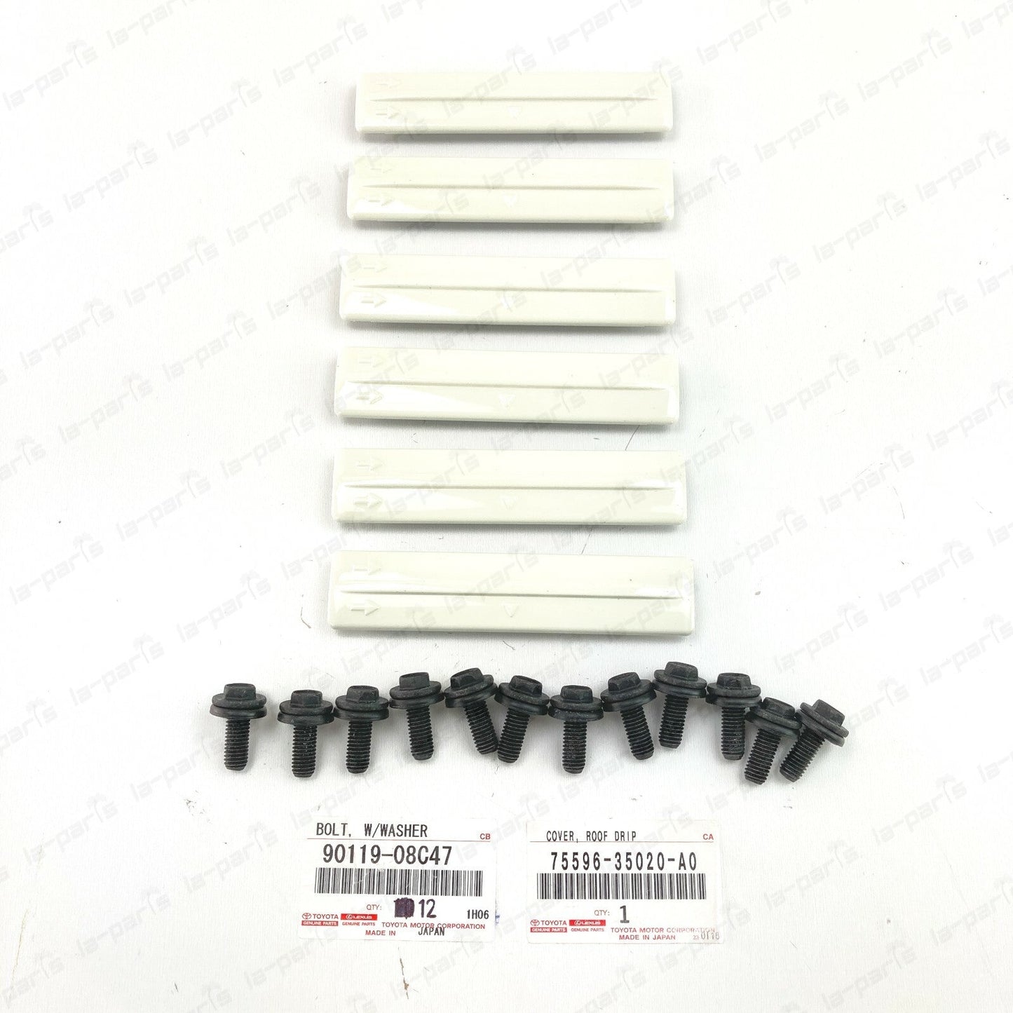 GENUINE TOYOTA 07-14 FJ CRUISER  ROOF RACK REMOVAL KIT COVER CLIPS & BOLTS SET