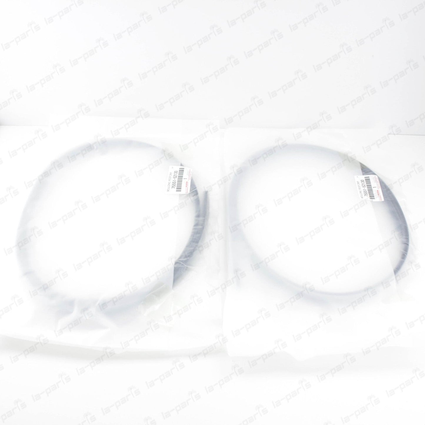 NEW GENUINE  TOYOTA 07-11 YARIS HATCH ROOF DRIP SIDE FINISH MOULDING SET OF 2