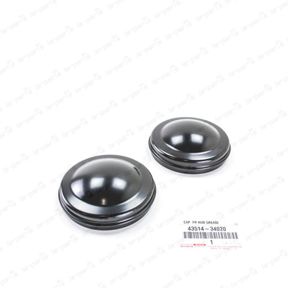 Genuine Toyota Sequoia Tundra Land Cruiser LX570 Front Axle Hub Grease Cap PAIR