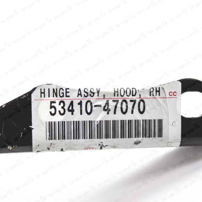New Genuine OEM Toyota 10-15 Prius Passenger Side Hood Hinge 53410-47070