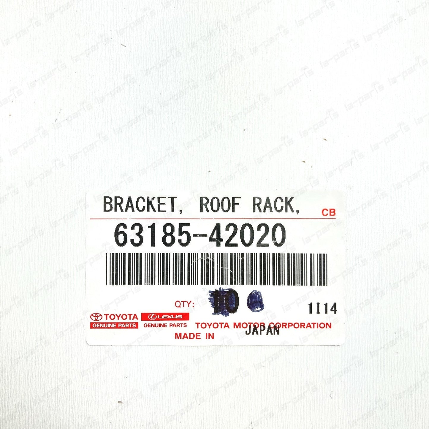 NEW GENUINE TOYOTA LEXUS  ROOF RACK BRACKET 63185-42020
