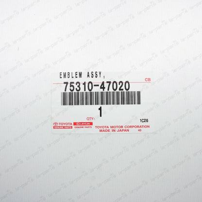 NEW GENUINE TOYOTA 10-15 PRIUS 12-17 PRIUS V REAR LOGO BADGE EMBLEM 75310-47020