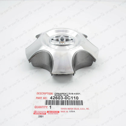 NEW GENUINE TOYOTA 08-16 SEQUOIA TUNDRA WHEEL CENTER CAP 42603-0C110