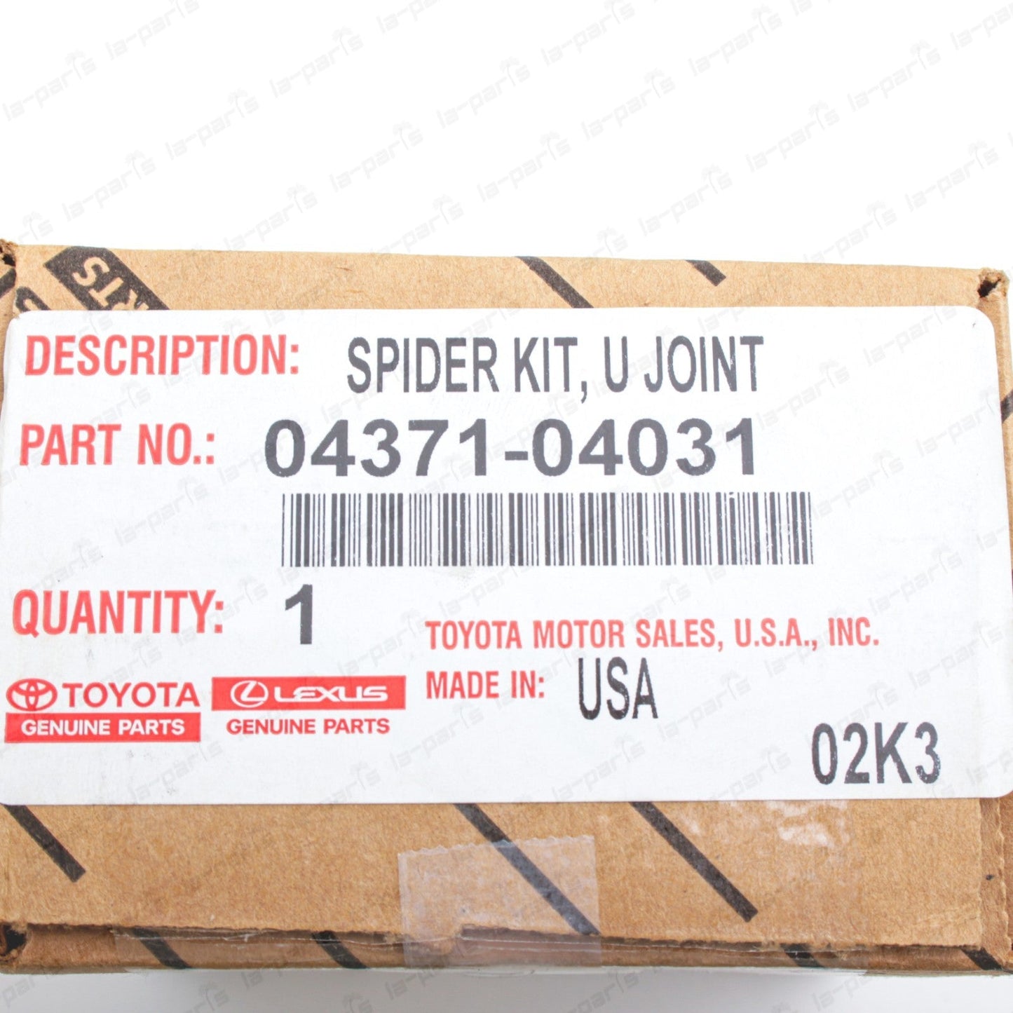 Genuine Toyota 05-23 Tacoma 04-06 Tundra Universal Joint Spider Kit 04371-04031