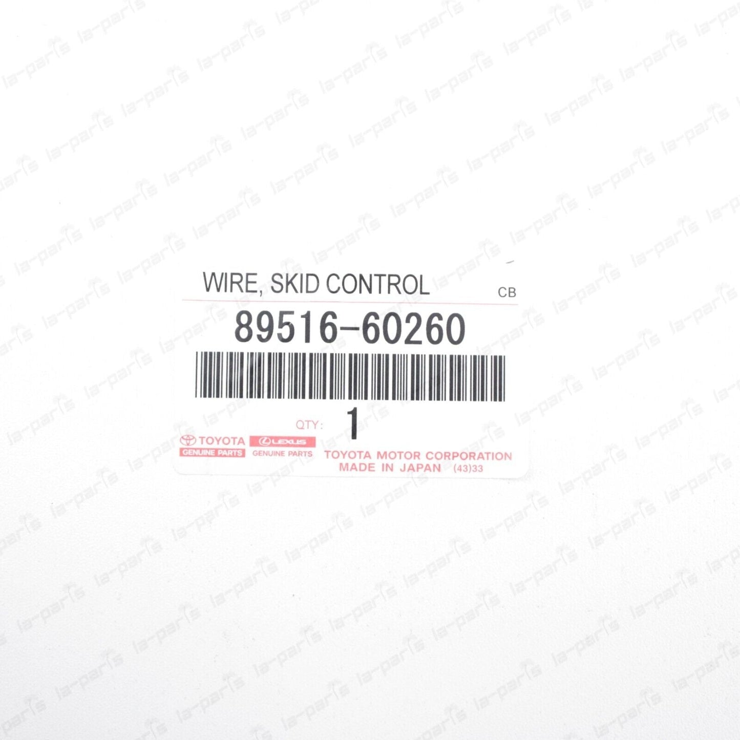 New Genuine For Toyota & Lexus Abs Front Right  Sensor Wire 89516-60260