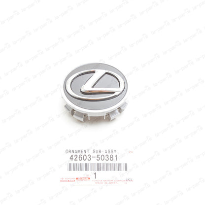 Genuine Lexus RC350 ES300h GS350 UX250 NX300 RX450h Wheel Center Cap 42603-50381
