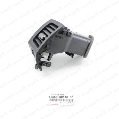 GENUINE TOYOTA PRADO LEXUS GX470 DASH REGISTER AC HEATER AIR VENT 55650-60110-C0
