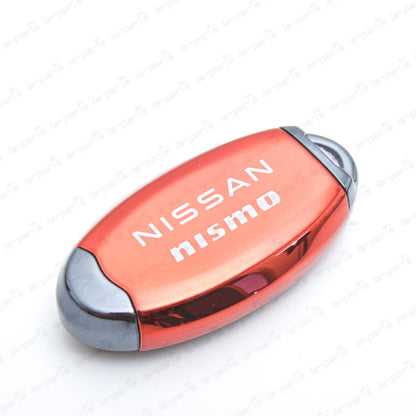 New Genune Nissan NISMO Intelligent Key Case Full Cover Chrome Red KWA10-60N10