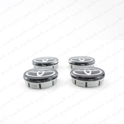 GENUINE TOYOTA 13-16 GT86 86 ZN6 SCION FRS BLACK CENTER WHEEL CAPS JDM SET OF 4