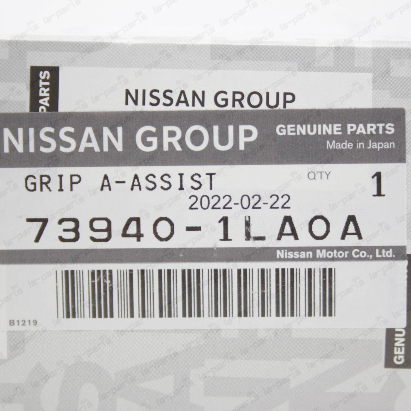 GENUINE INFINITI 11-14 QX56 QX80 FRONT PILLAR GRIP HANDLE  ASSIST 73940-1LA0A
