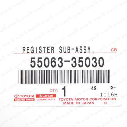 New Genuine 1996-2002 4Runner Center Dash Air Vent 55063-35030 Set Of 2