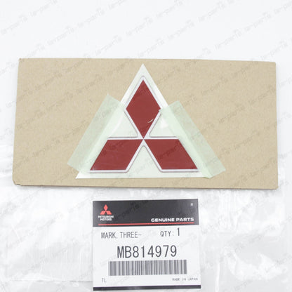 New Genuine Mitsubishi 91-99 3000GT Eclipse Triple Diamond Front Emblem MB814979