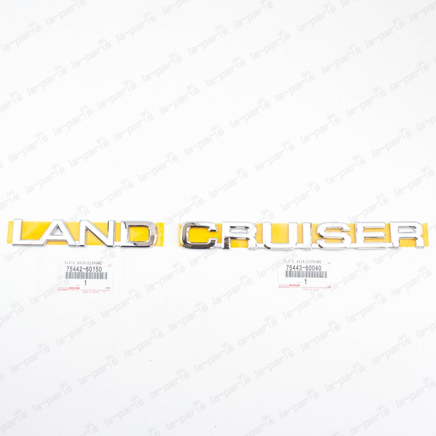 NEW GENUINE FOR TOYOTA  LAND CRUISER J100 98-03 REAR EMBLEMS BADGE SET