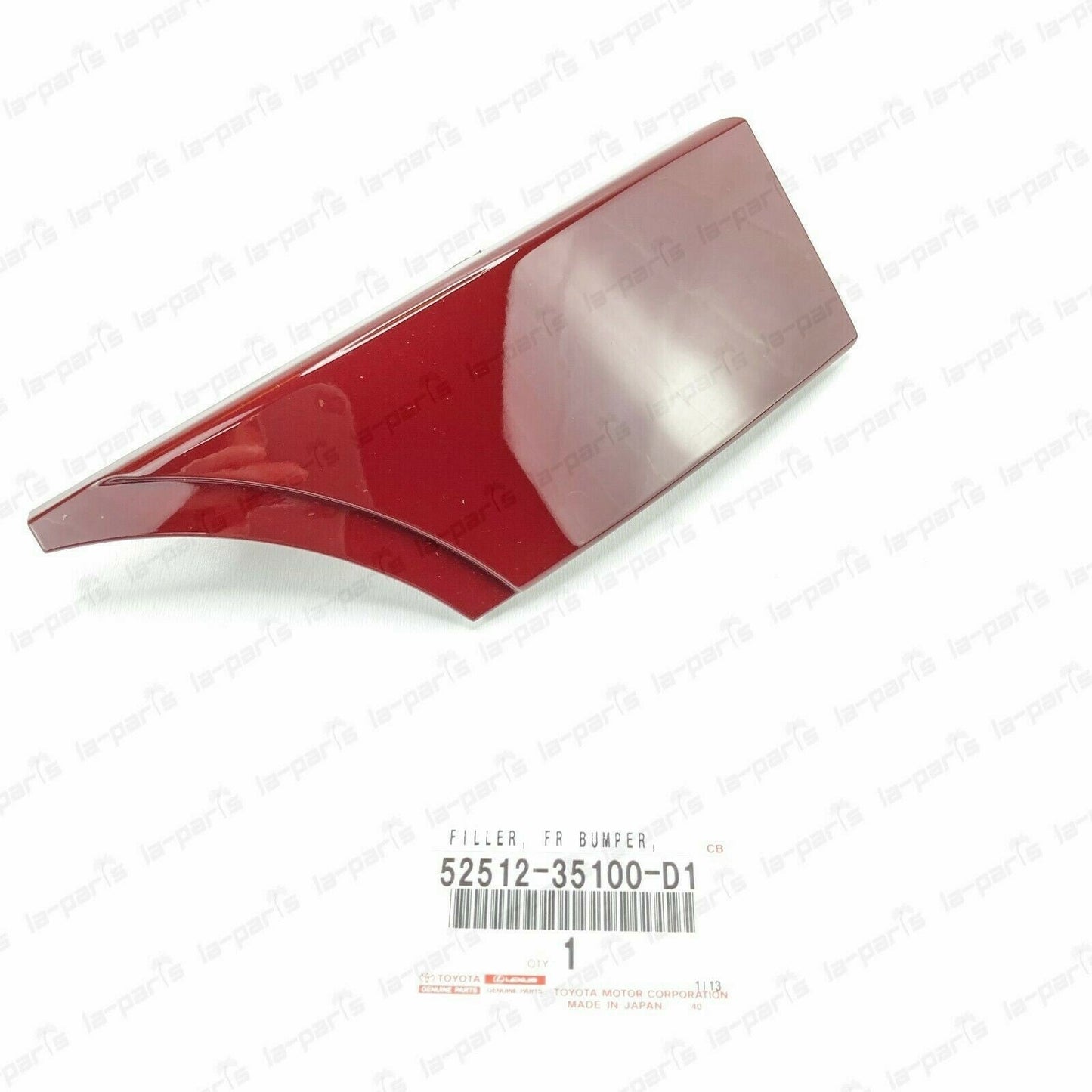 Genuine For Toyota FJ Cruiser Brick Red Front RH Bumper Filler 52512-35100-D1