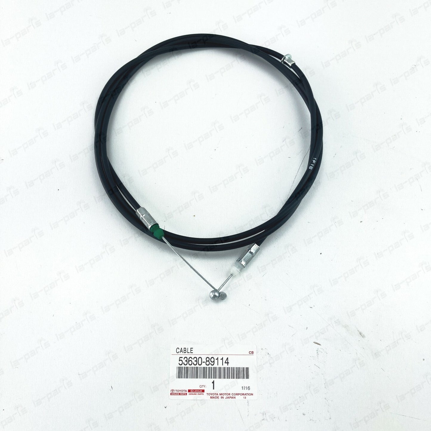 NEW GENUINE TOYOTA 89-95 4RUNNER PICK UP HOOD LOCK RELEASE CABLE 53630-89114