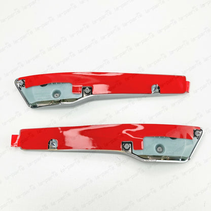 GENUINE NISSAN GT-R R35 GTR FRONT FENDER EMBLEM SET OF 2 63871-62B0A 63870-62B0A