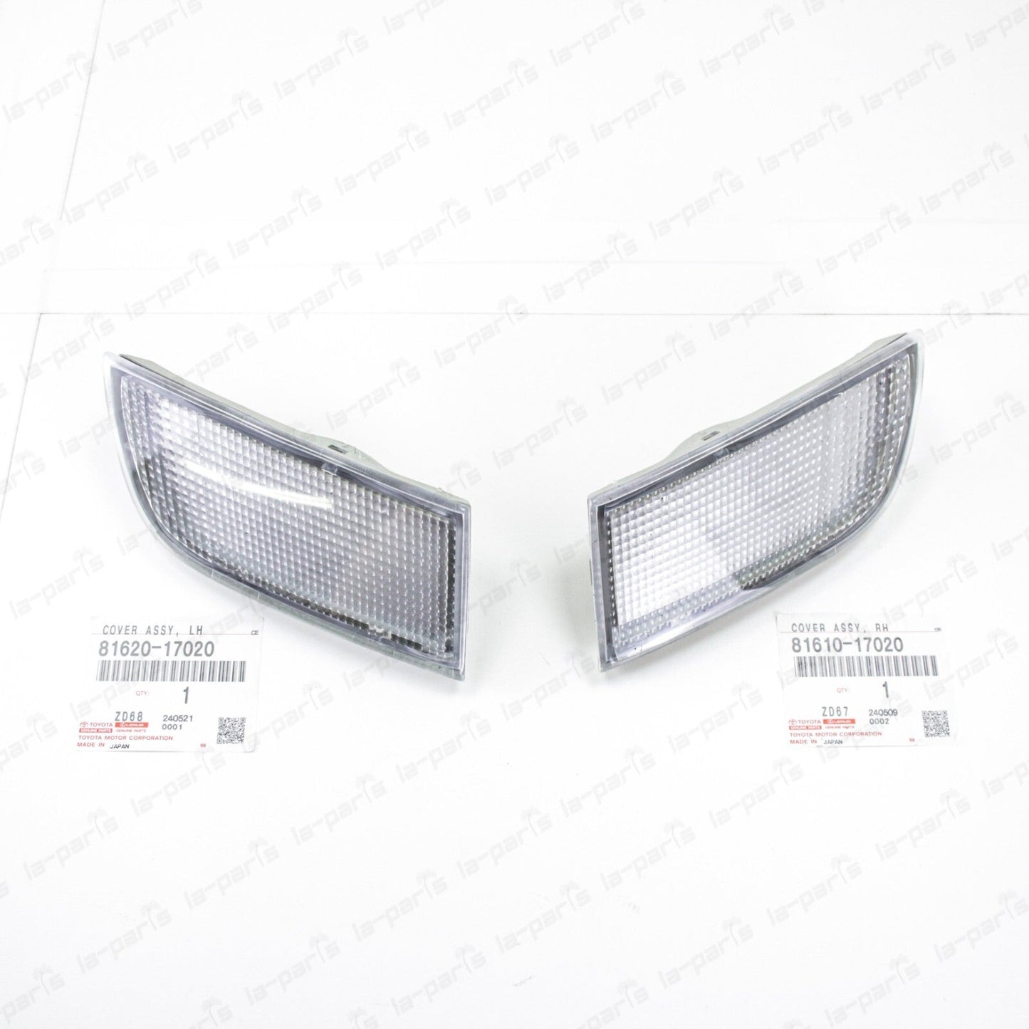 New Genuine OEM Toyota MR2 SW20 Front Clearance Lamp Right & Left Clear Lens Set