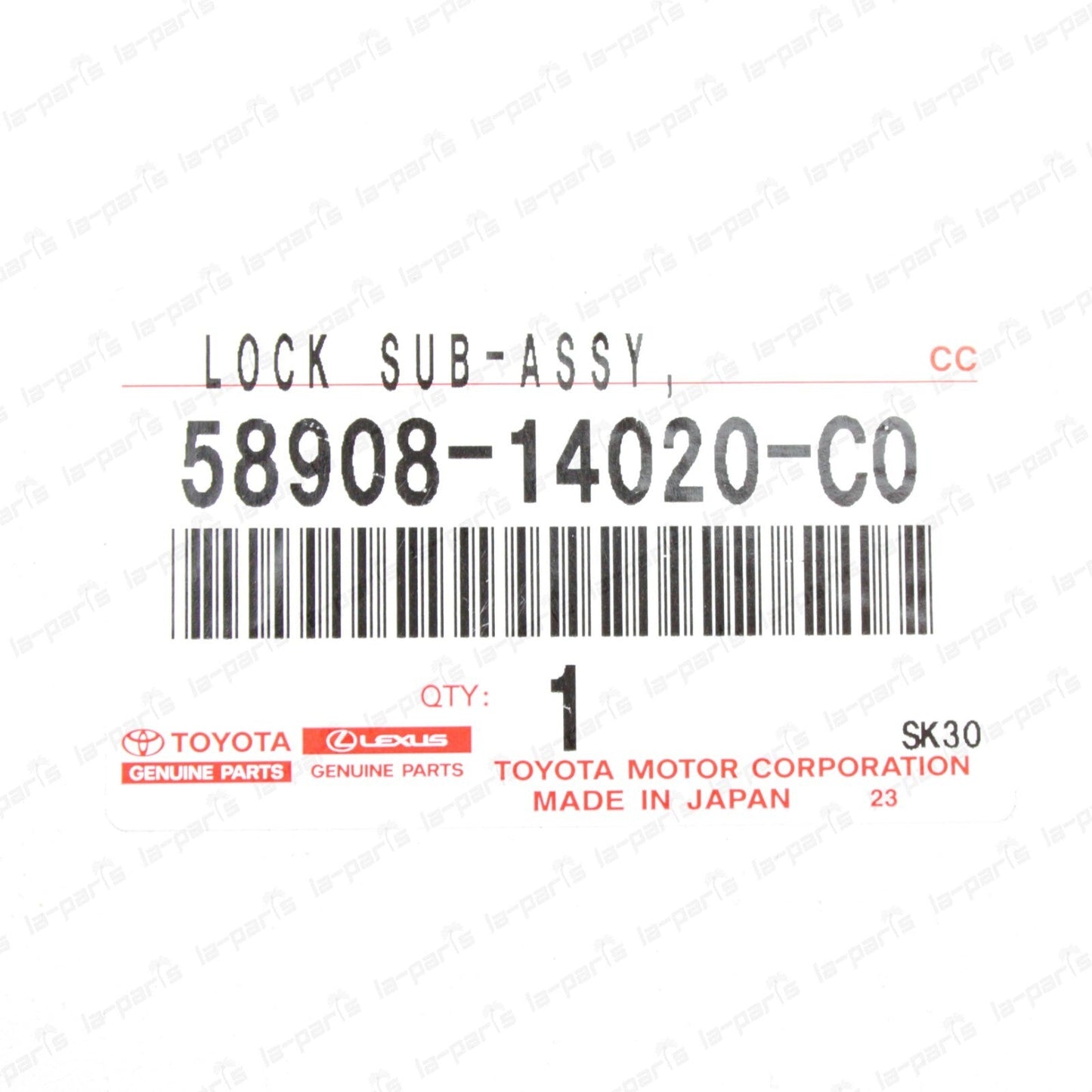 New Genuine Toyota 93-98 Supra JZA80 MK4 Armrest Console Lock Handle