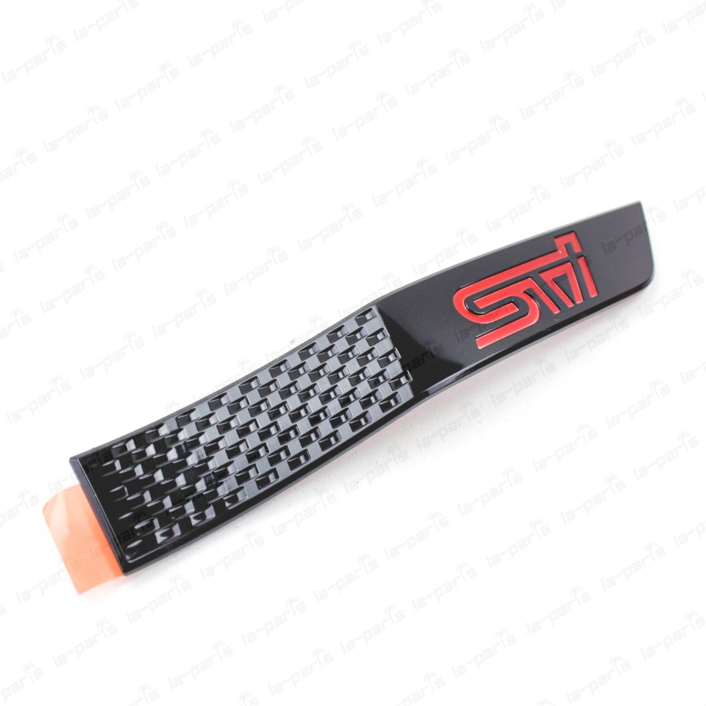 New Genuine OEM Subaru 15-16 WRX STi Black Passenger Fender Emblem Molding Badge