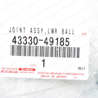 New Genuine Toyota Prius CT200h Prius Plug-in Front Lower Ball Joint Set of 2
