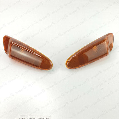 TOYOTA 00-06 CELICA ZZT231 97-02 SUPRA JZA80 JDM AMBER SIDE MARKER BUMPER LENSES