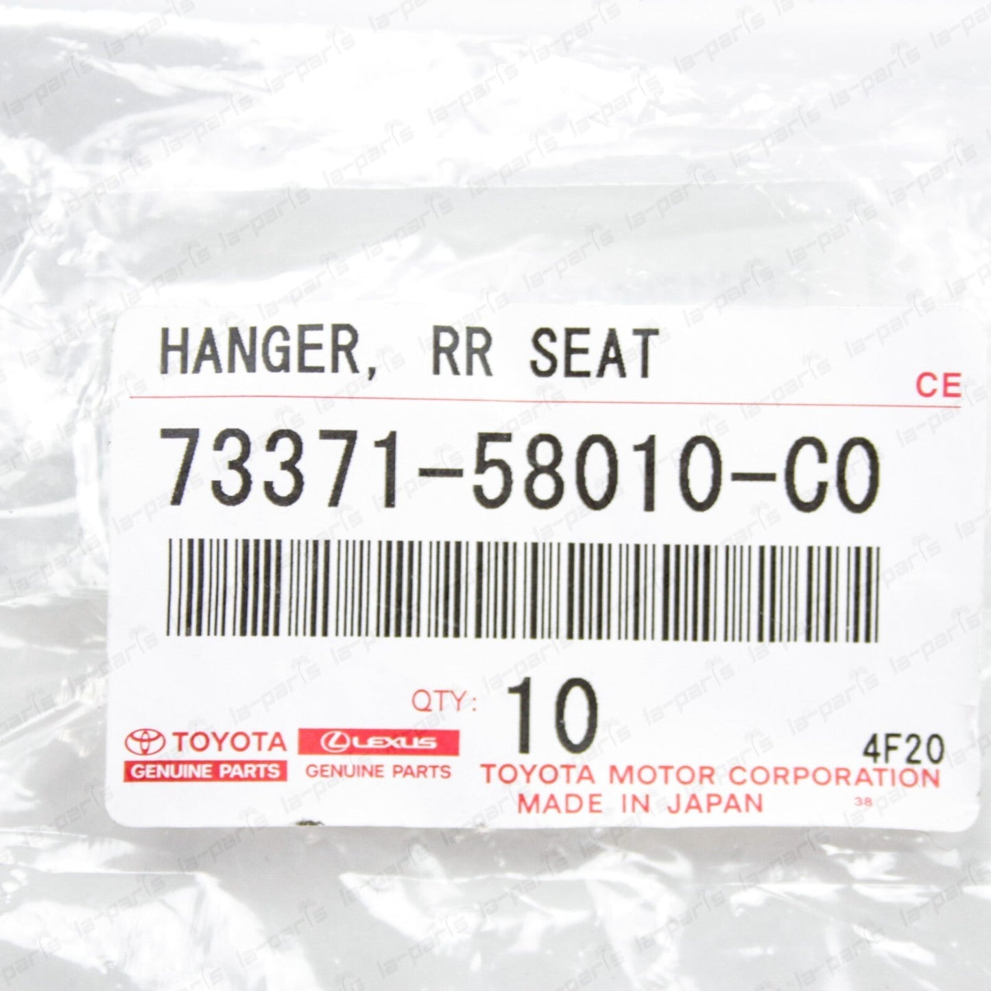 Genuine Toyota 10-22 4Runner Prius V Lexus GX460 Rear Seat Shoulder Belt Hanger