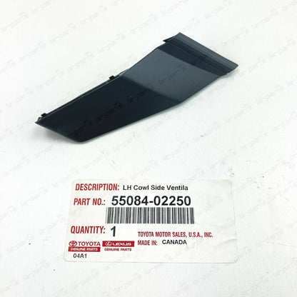 NEW GENUINE TOYOTA 14-19 COROLLA COWL SIDE COVER LH DRIVER SIDE 55084-02250
