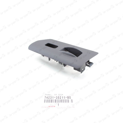 NEW GENUINE TOYOTA 07-11 FJ CRUISER PASSENGER WINDOW SWITCH BEZEL 74231-35211-B0