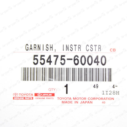 New Genuine Toyota Lexus GX470 Instrument Air Vent Finish Panel Garnish Set