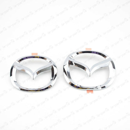 NEW GENUINE MAZDA RX-7 FD3S FRONT & REAR BADGE EMBLEM SET JDM SPIRIT R