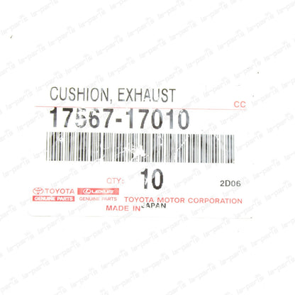 NEW GENUINE TOYOTA LC FZJ80 LX450 CUSHION EXHAUST PIPE CENTER 17567-17010