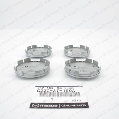 SET OF 4 NEW GENUINE MAZDA CENTER  WHEEL CAP G22C-37-190A