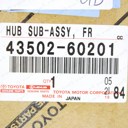 New Genuine Toyota FJ Cruiser 4Runner Lexus GX460 Front Wheel Hub 43502-60201