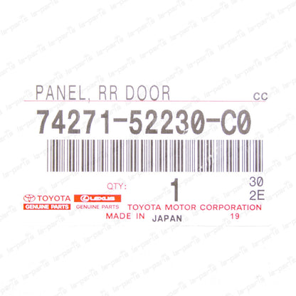 NEW GENUINE TOYOTA 12-14 YARIS REAR RIGHT DOOR ARMREST BASE PANEL 74271-52230-C0