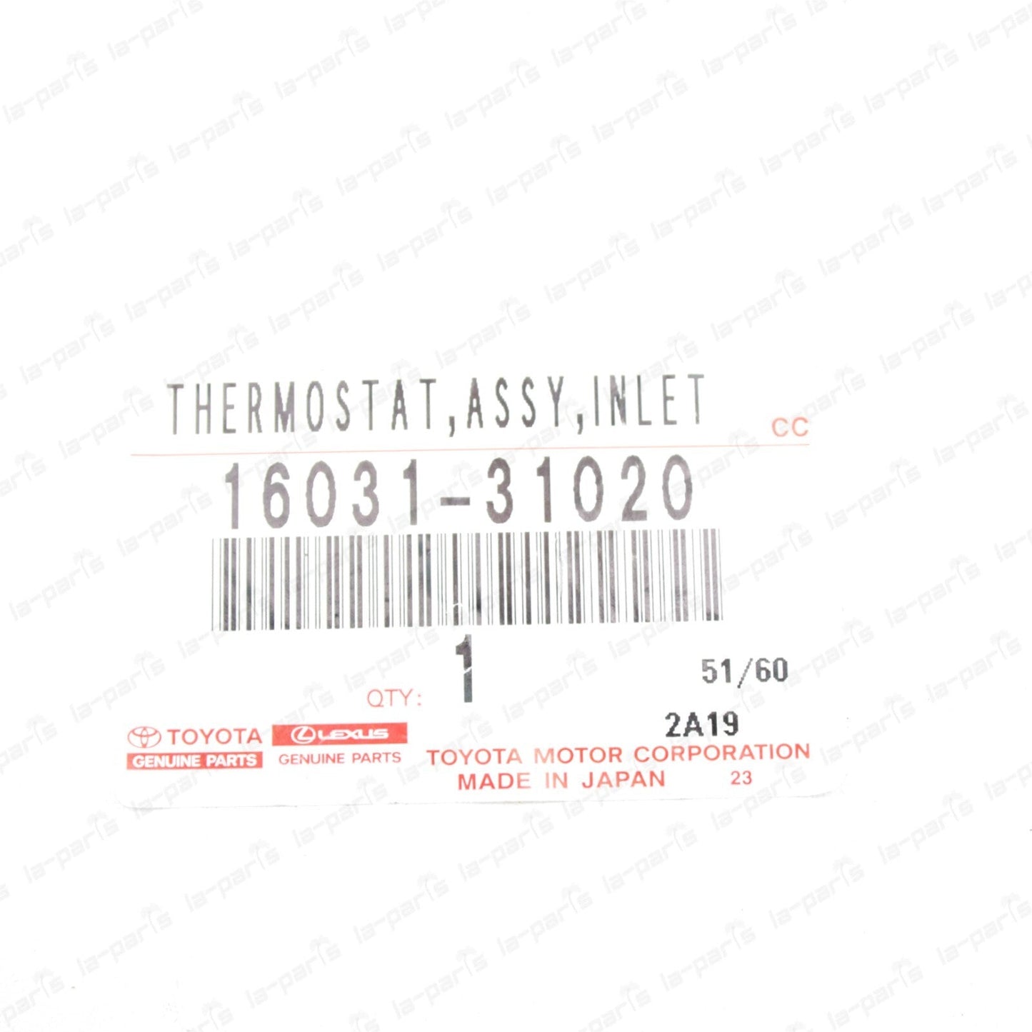 New Genuine OEM Lexus 2006-2017 GS250 IS250 Thermostat with Housing & Gasket