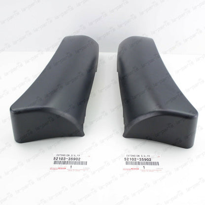 Genuine Toyota 1999-2002 4Runner Front Bumper Flare Extension Set Left + Right