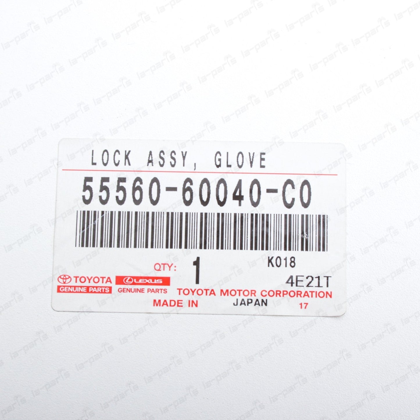 New Genuine Toyota 08-21 Land Cruiser LX570 Glove Box Door Lock 55560-60040-C0
