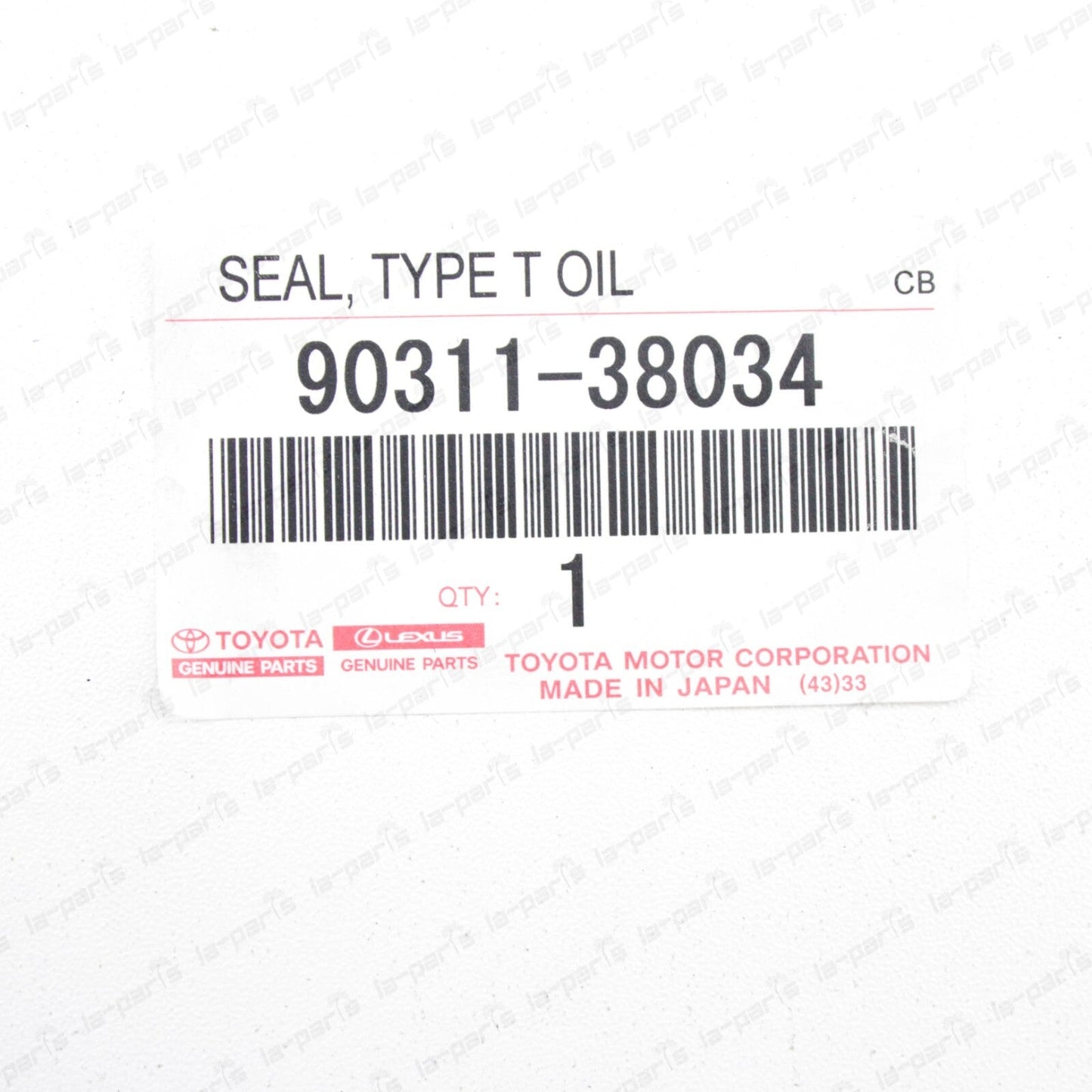 GENUINE FOR TOYOTA CAMRY AVALON ES 300 RX300 FRONT 3L CAM AND CRANK SEALS SET