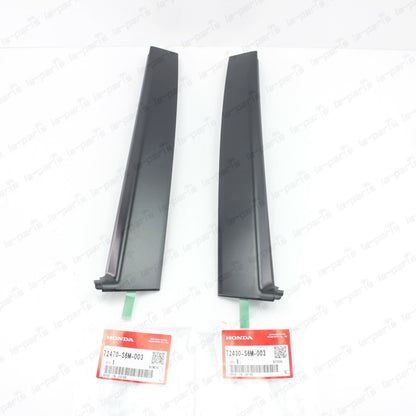 GENUINE HONDA DC5 ACURA 02-06 RSX DOOR GARNISH TRIM PILLAR SASH SET OF RH & LH