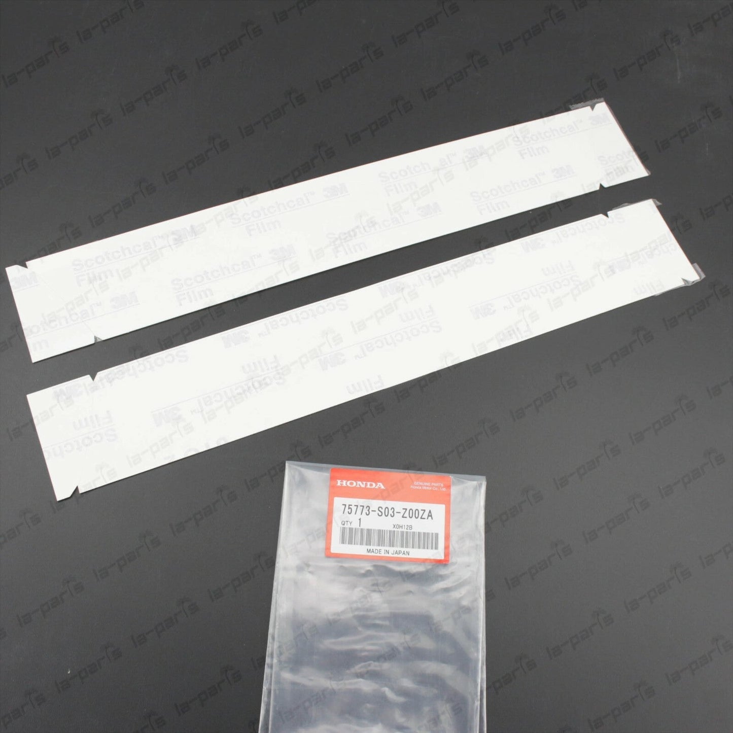 GENUINE HONDA CIVIC TYPE-R EK9 SIDE DECAL DARK OUTLINE 75773-S03-Z00ZA SET OF 2
