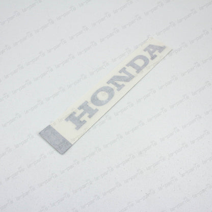 New Genuine OEM Honda 88-91 CRX EF Rear "HONDA" Decal Sticker Silver