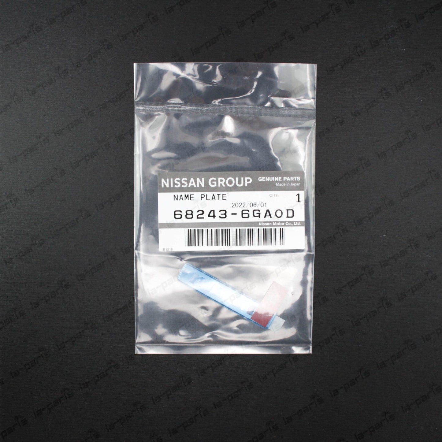GENUINE NISSAN 2015-2022 370Z JDM NAME PLATE LOGO ORNAMENT NISMO 68243-6GA0D